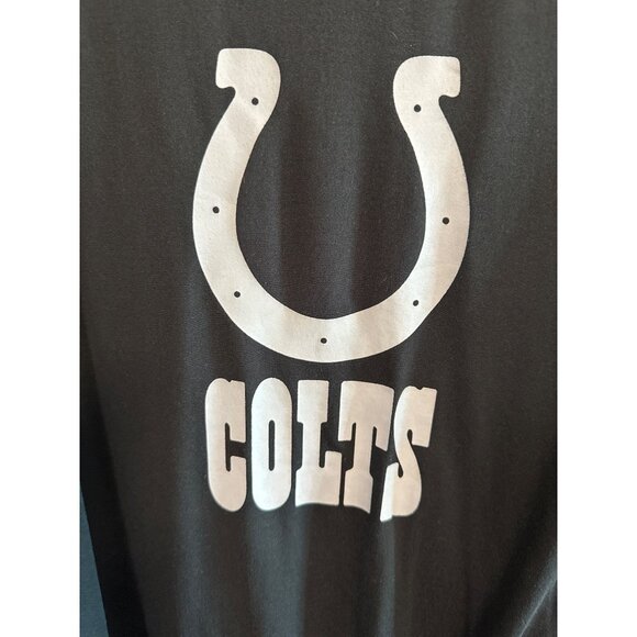 NFL Team Apparel Colts Black & Gray Camo Raglan T-Shirt 2XL - Picture 3 of 6